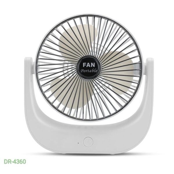 "Portable Rechargeable Desktop Mini Fan – Wide Angle Cooling for Home & Office" - Image 2