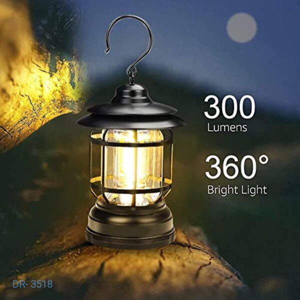 Hurricane USB China 360° Light - Best Rechargeable LED Lamp for Home & Outdoor - Image 3