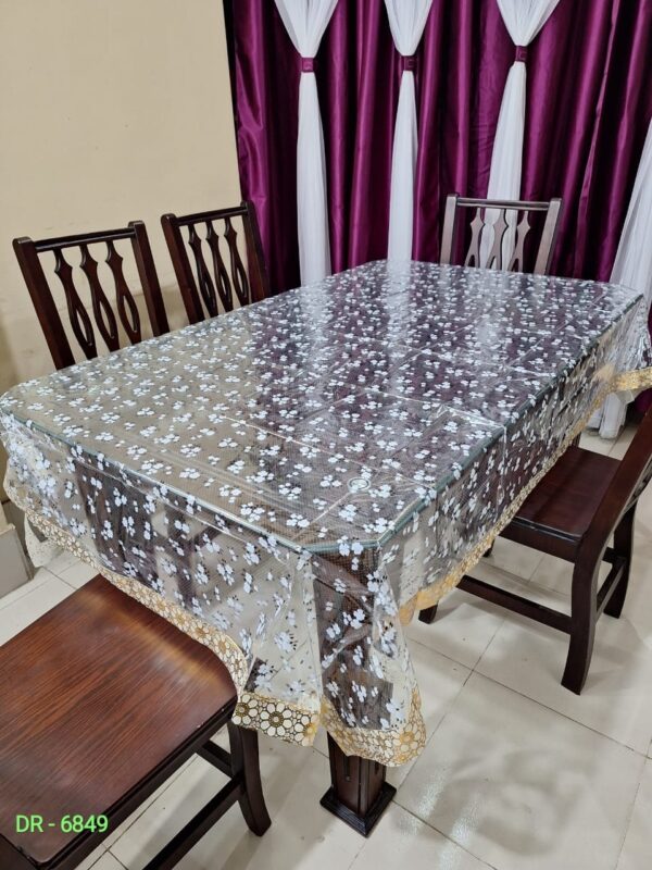 6 Seaters Dining Table Cover – Elegant & Durable Protection for Your Table