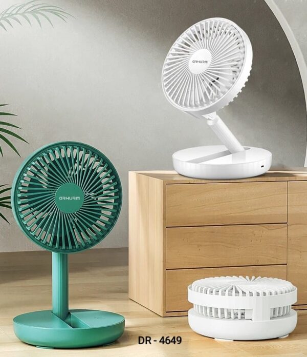 Buy Rechargeable 5-Inch Folding Fan HCZ21 – Compact & Portable