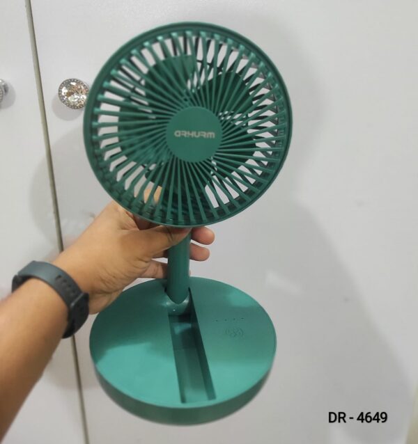 Buy Rechargeable 5-Inch Folding Fan HCZ21 – Compact & Portable - Image 2