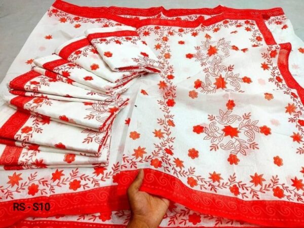 Premium Screen Print Saree - 12 Haath | Elegant & Affordable