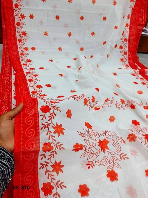 Premium Screen Print Saree - 12 Haath | Elegant & Affordable - Image 3